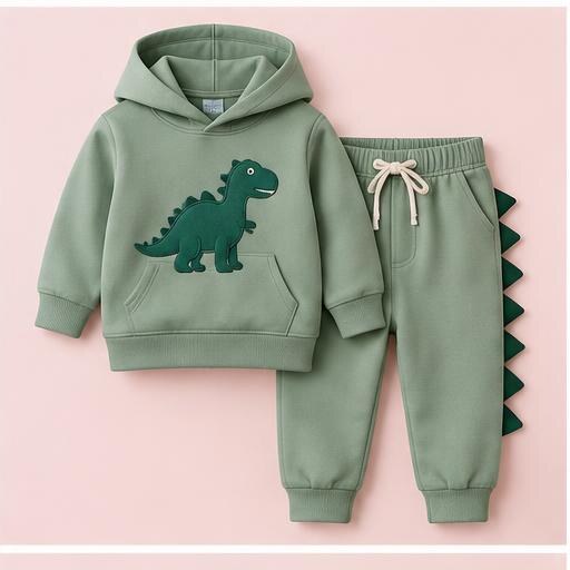 Dino Hoodie Set